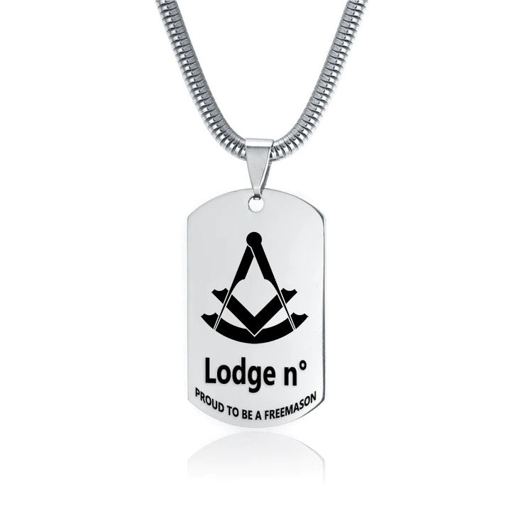 Past Master Blue Lodge Necklace - (Various Colors) - Bricks Masons
