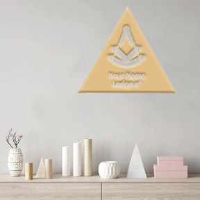 Past Master Blue Lodge Wall Monograms - Various Sizes - Bricks Masons