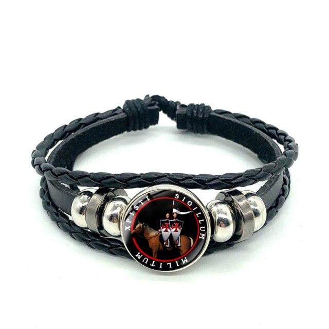 Knights Templar Commandery Bracelet - (12 designs) - Bricks Masons