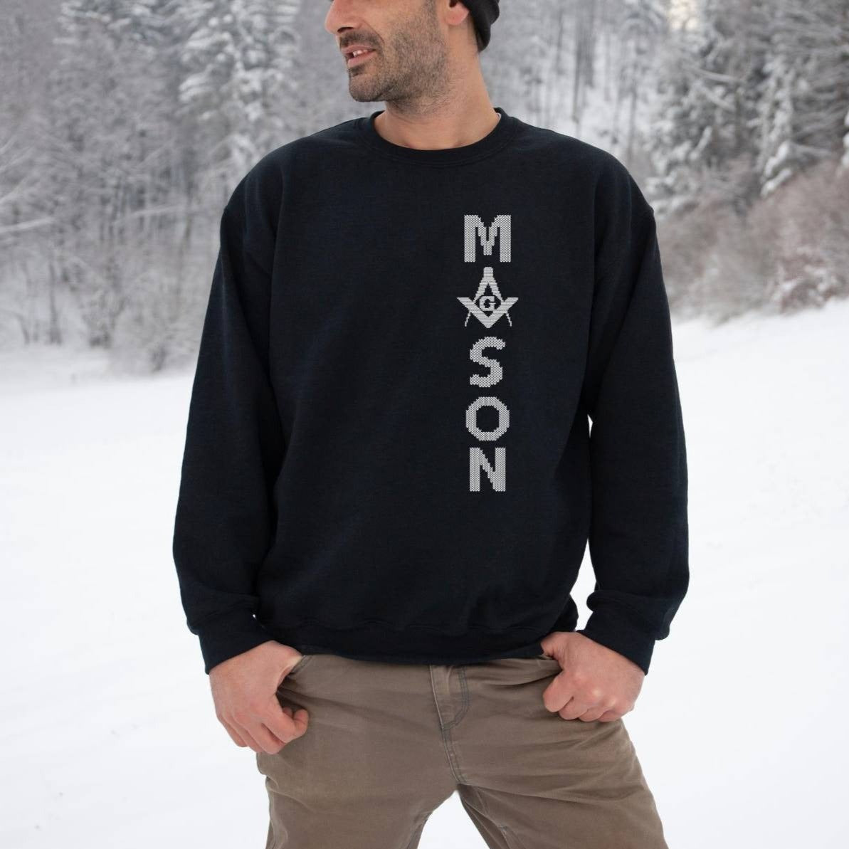 Master Mason Blue Lodge Sweatshirt - Square and Compass G Mason for Christmas - Bricks Masons